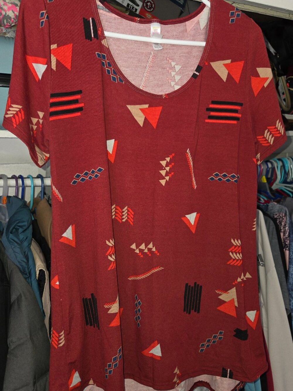 Womens lularoe Tunic top size large